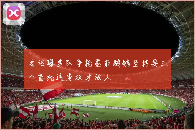 名记曝多队争抢墨菲鹈鹕坚持要三个首轮选秀权才放人